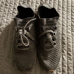 NOBULL Men's Dark Gray Knit Sneakers